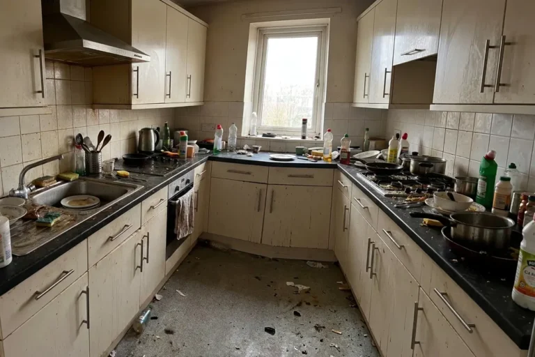 Before Kitchen Cleaning