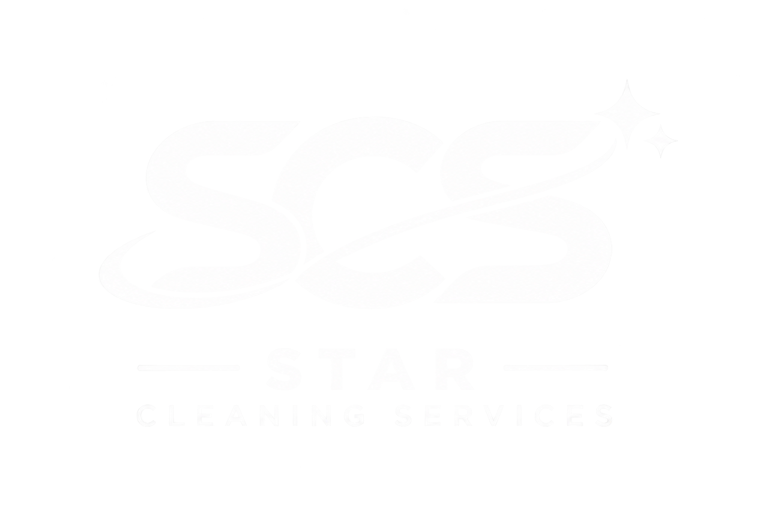 Star Cleaning Services White Logo